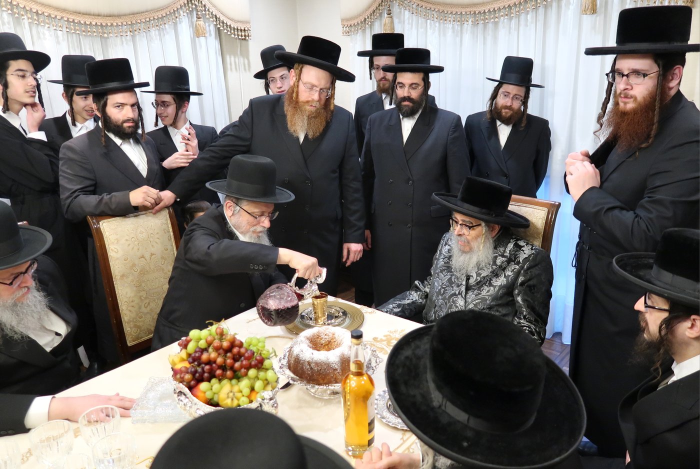 האדמו"ר מסאטמר אצל הנגיד ר' מרדכי קאהן