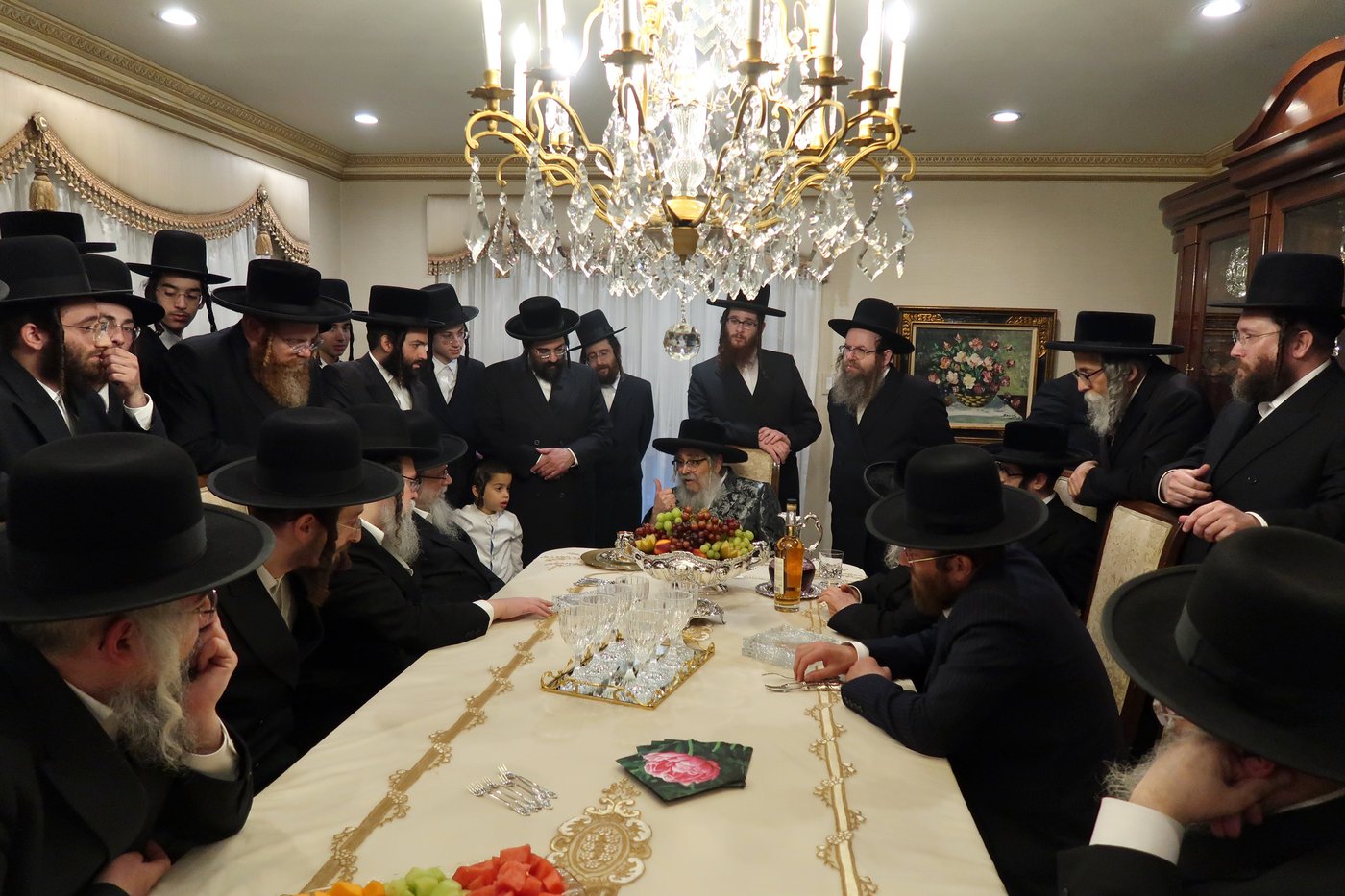 האדמו"ר מסאטמר אצל הנגיד ר' מרדכי קאהן