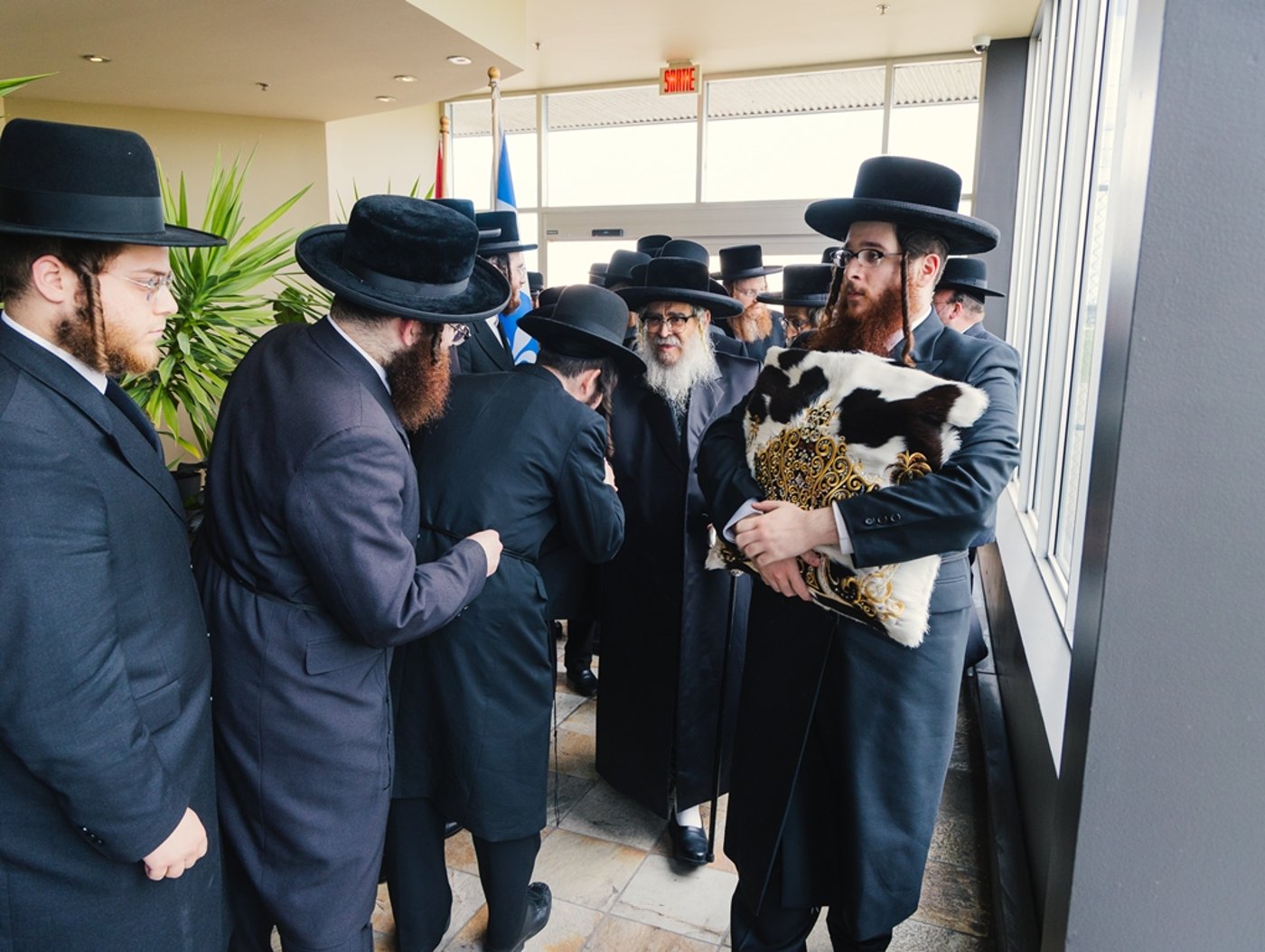 האדמו"ר מסאטמר בביקור הוד במונטריאול