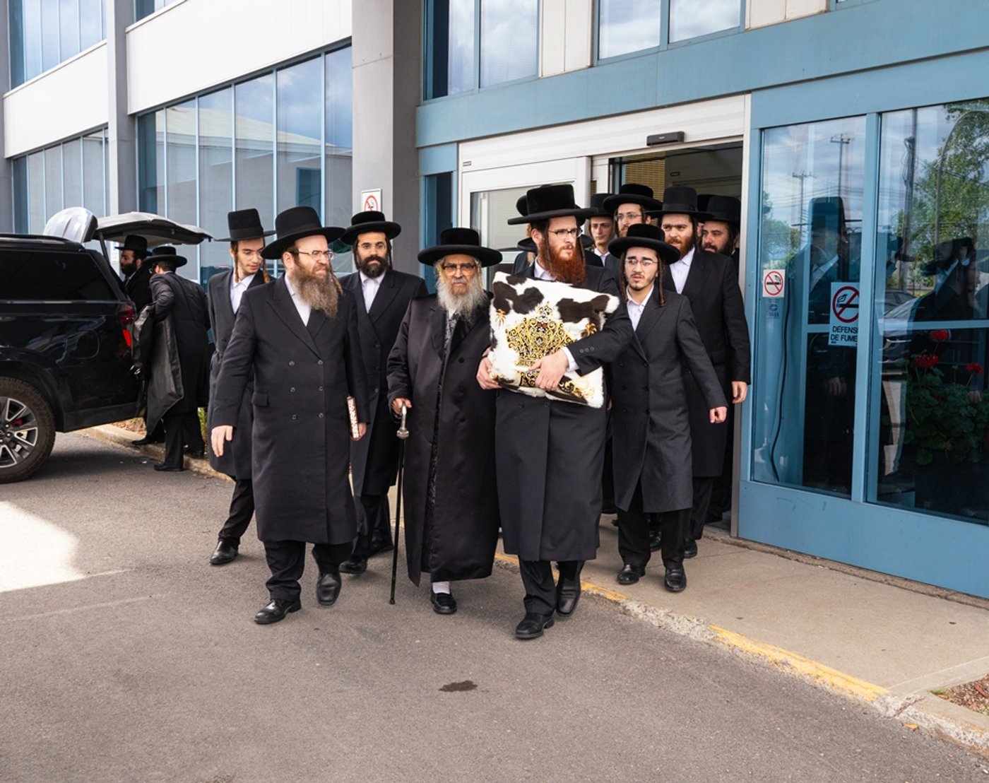 האדמו"ר מסאטמר בביקור הוד במונטריאול