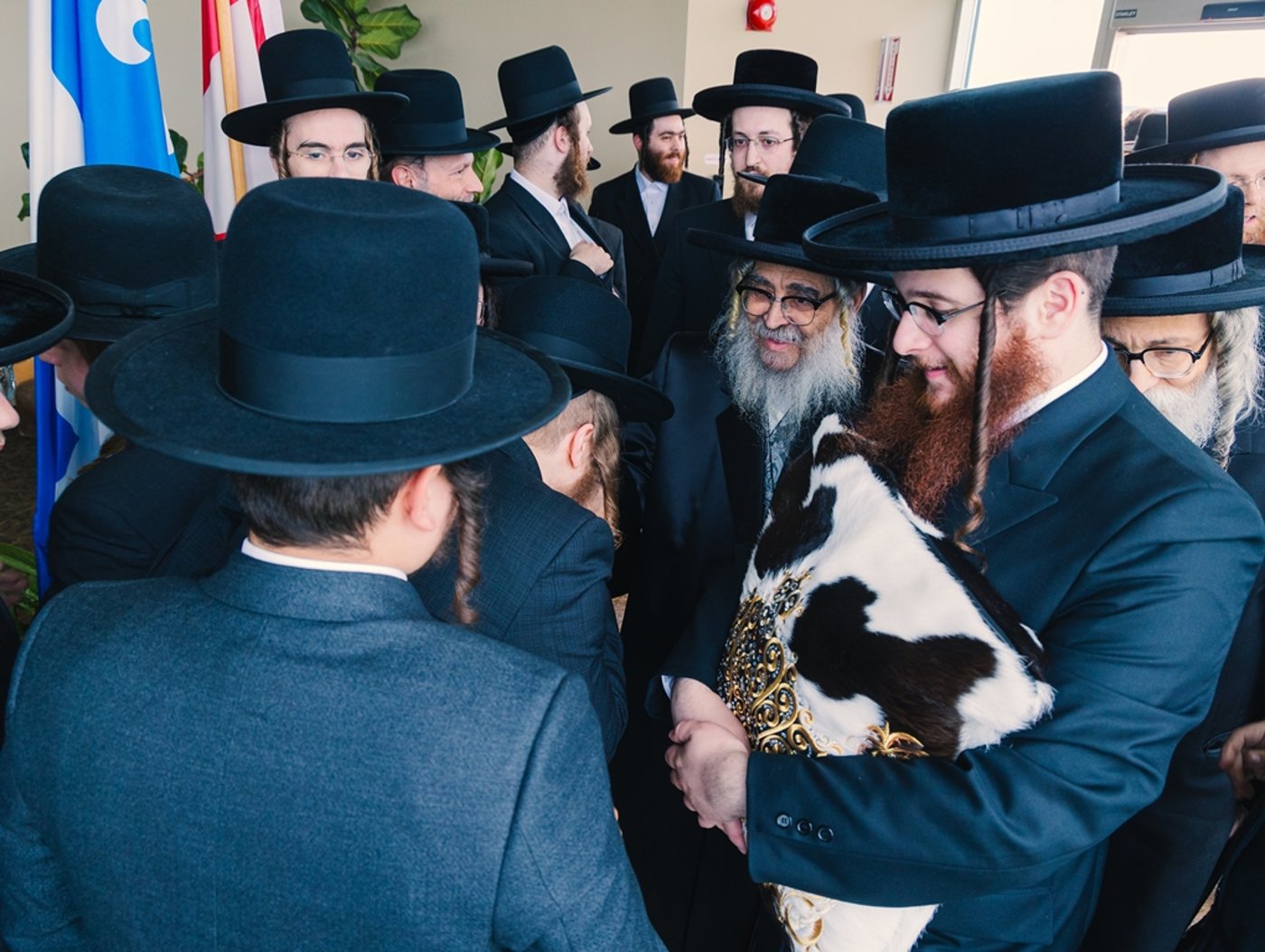 האדמו"ר מסאטמר בביקור הוד במונטריאול