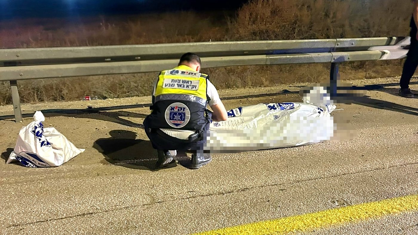 זירת התאונה הקשה, הלילה