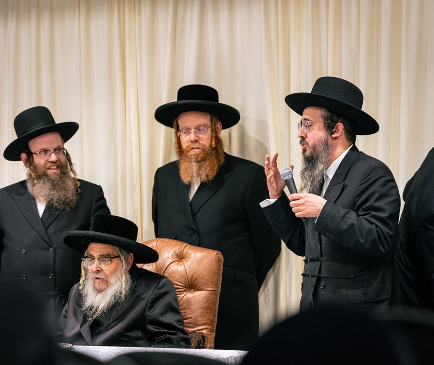 האדמו"ר מסאטמר בביקור בישיבה במונטריאול