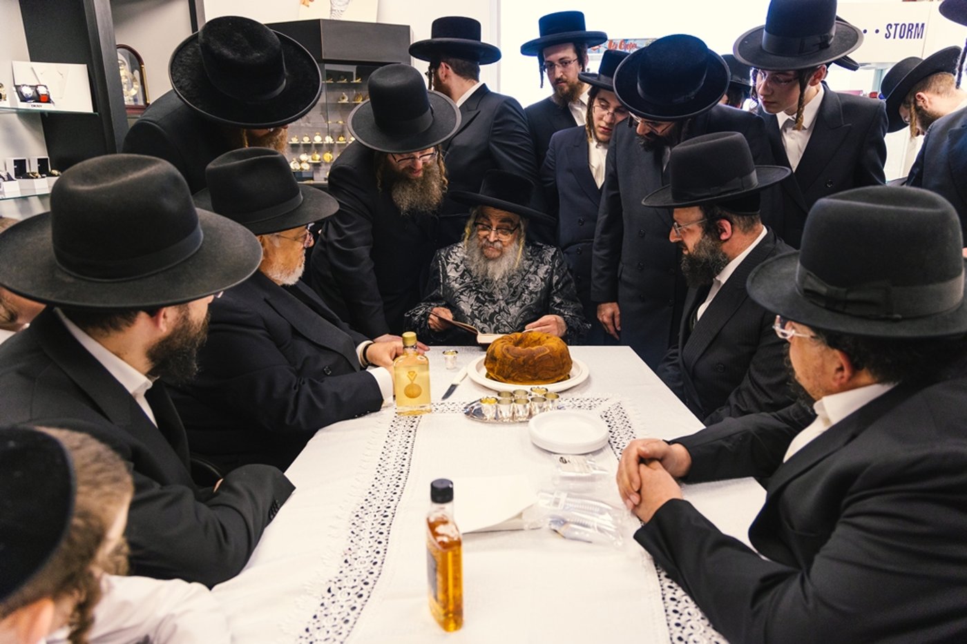 האדמו"ר מסאטמר בביקור בישיבה במונטריאול