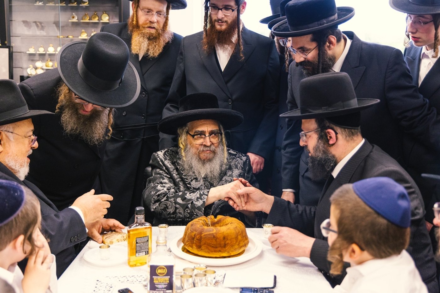 האדמו"ר מסאטמר בביקור בישיבה במונטריאול