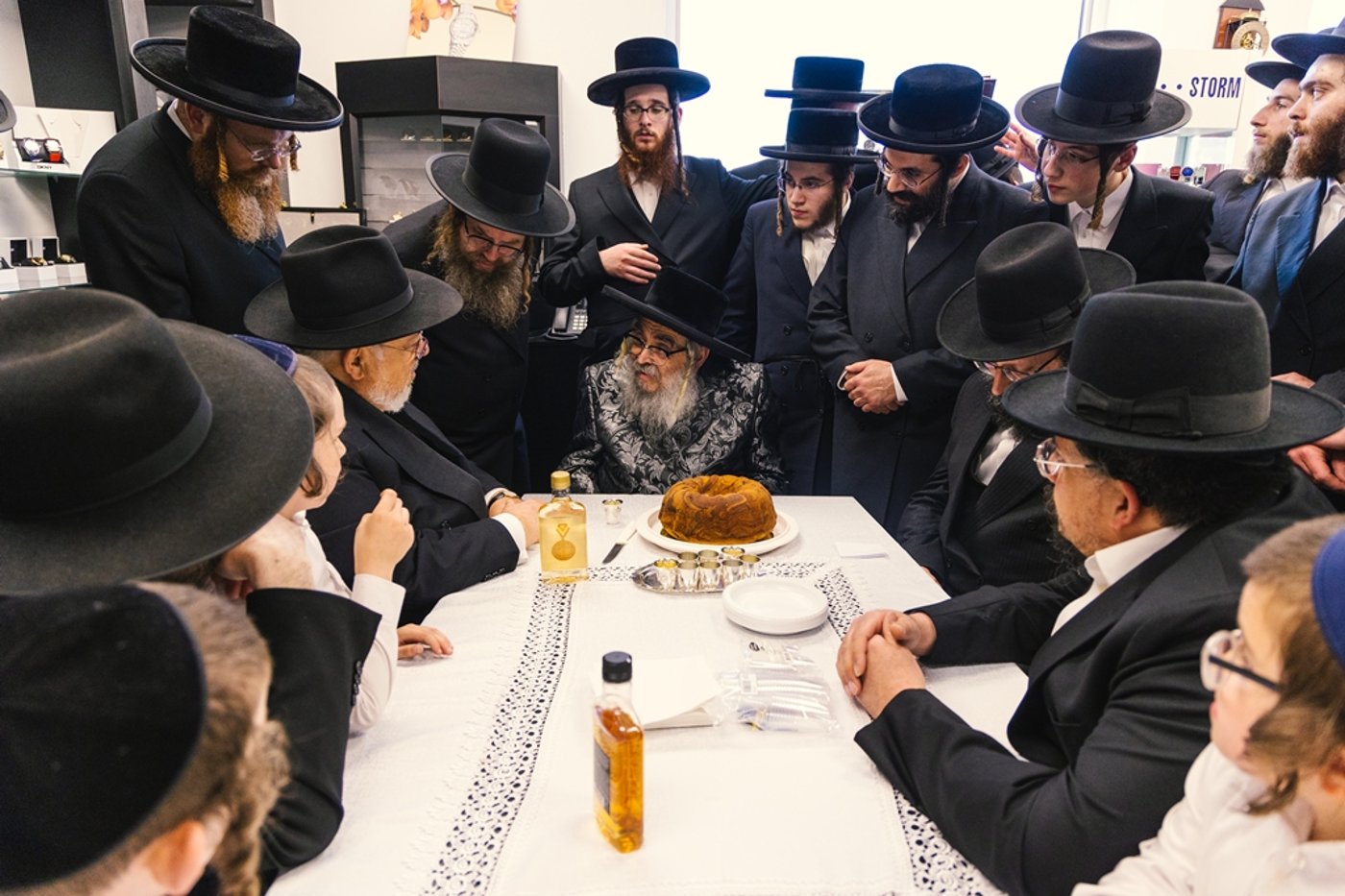האדמו"ר מסאטמר בביקור בישיבה במונטריאול