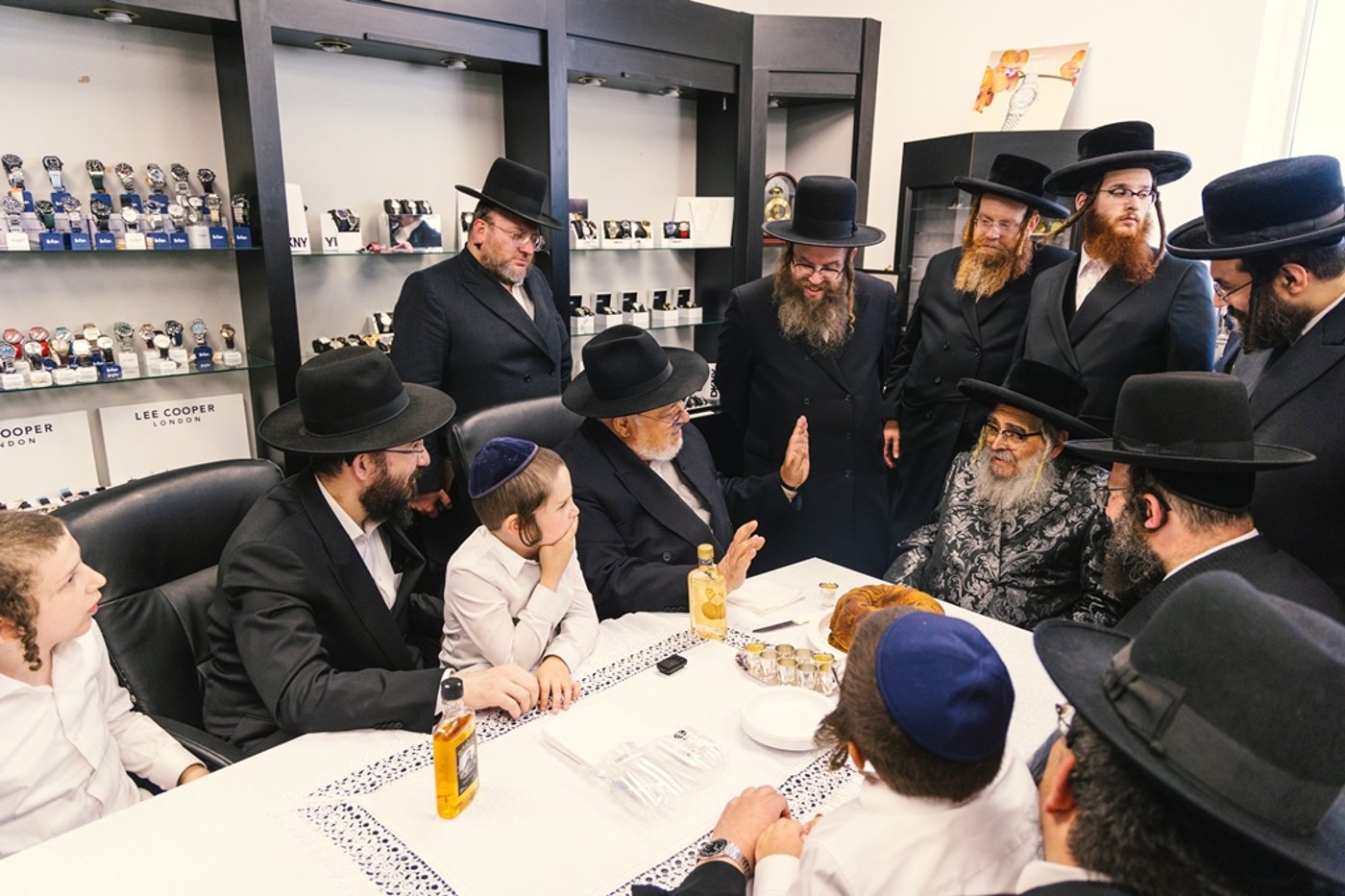 האדמו"ר מסאטמר בביקור בישיבה במונטריאול