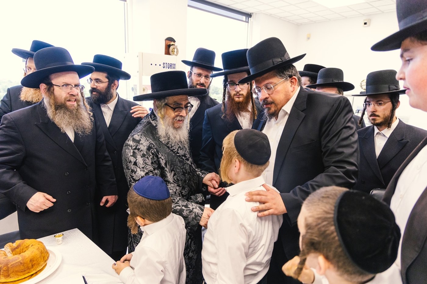 האדמו"ר מסאטמר בביקור בישיבה במונטריאול