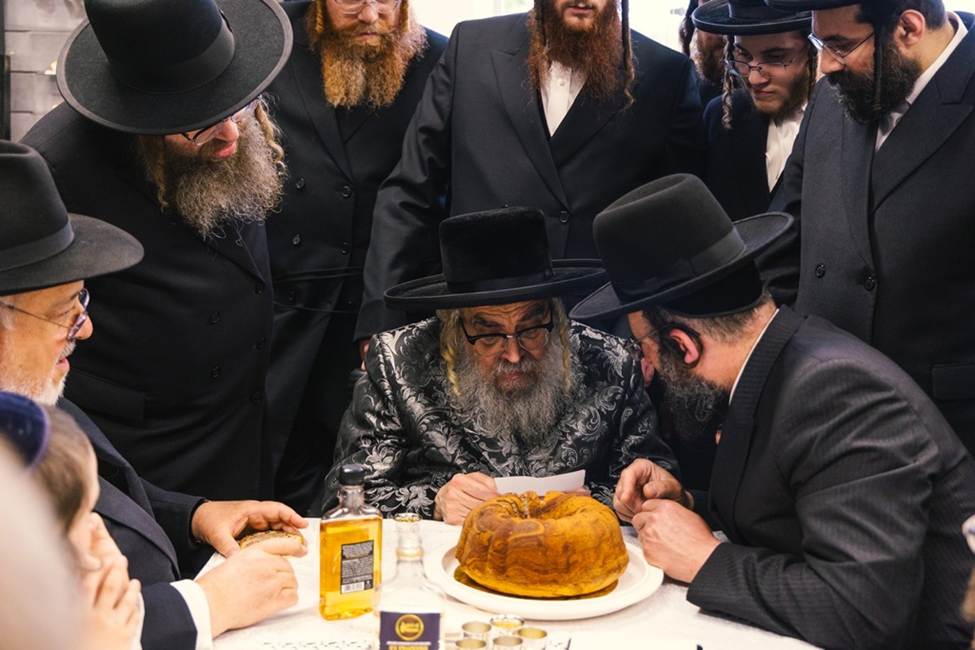 האדמו"ר מסאטמר בביקור בישיבה במונטריאול