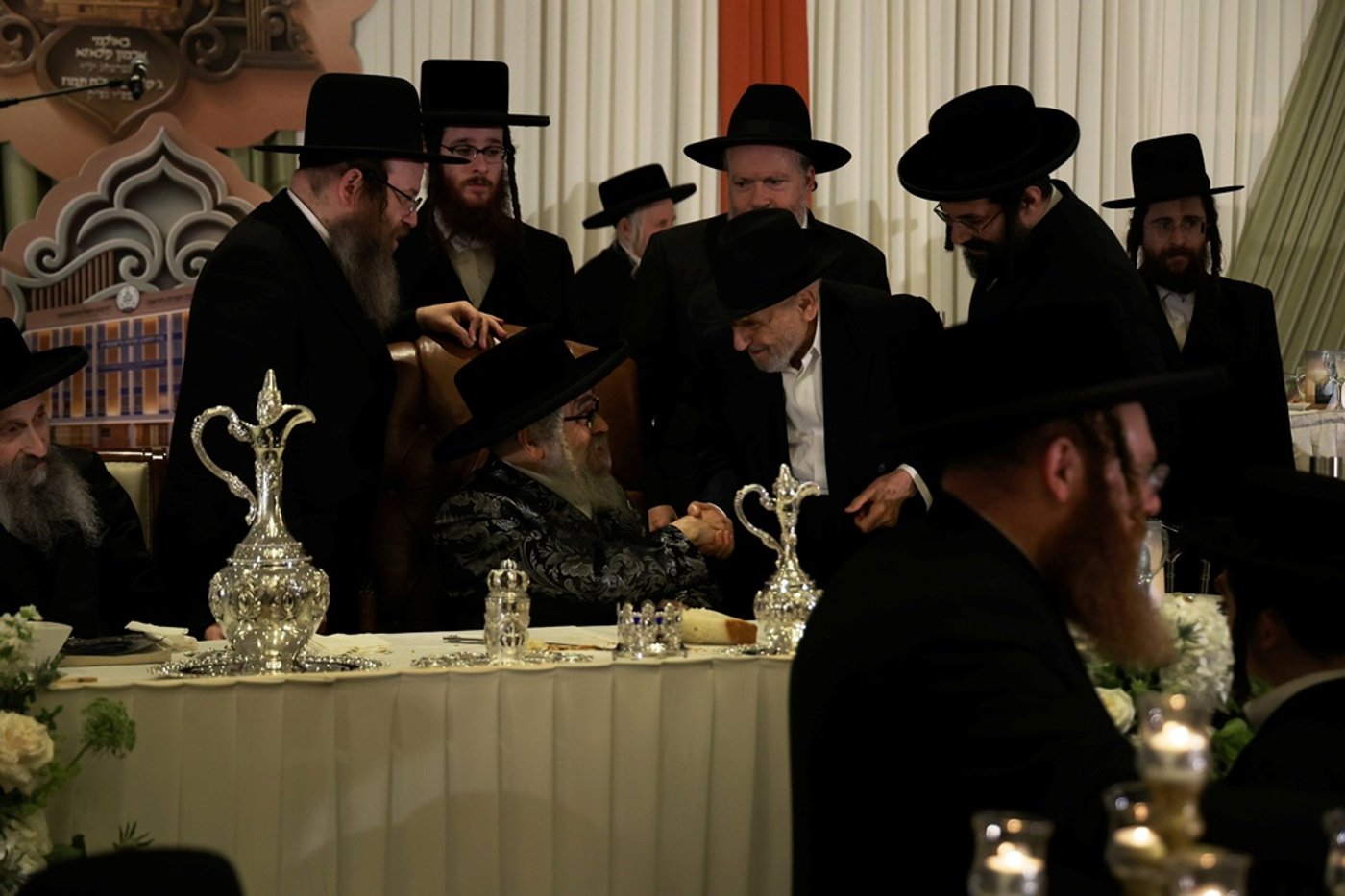 האדמו"ר מסאטמר בסיום מסכת שבת במונטריאול