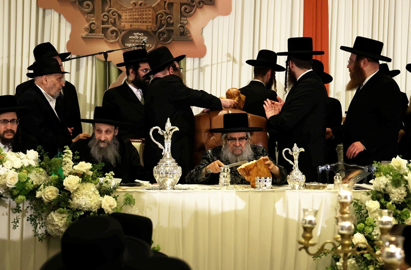 האדמו"ר מסאטמר בסיום מסכת שבת במונטריאול