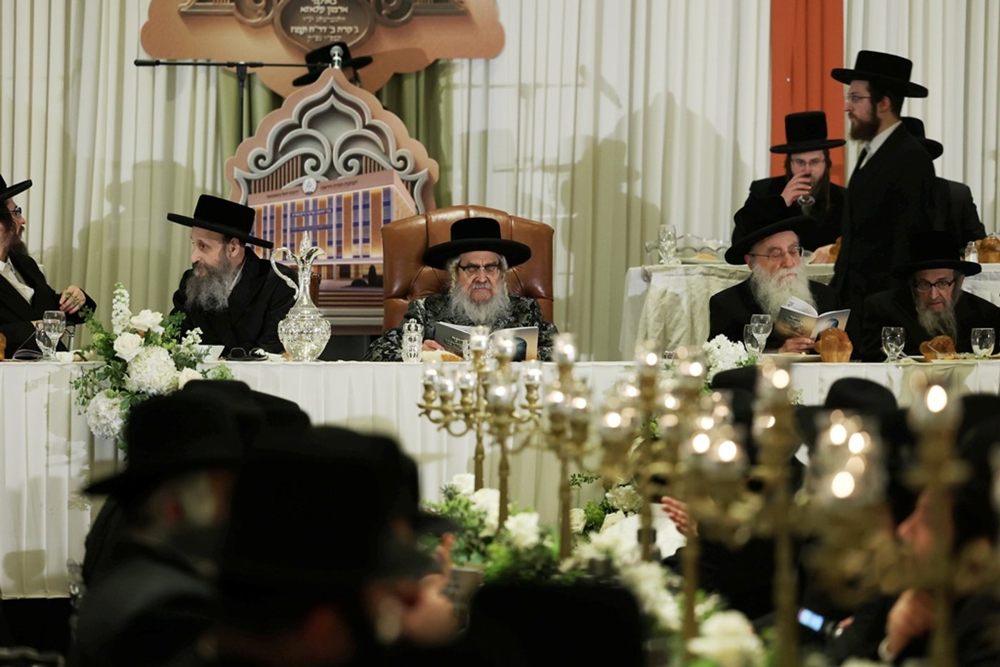 האדמו"ר מסאטמר בסיום מסכת שבת במונטריאול