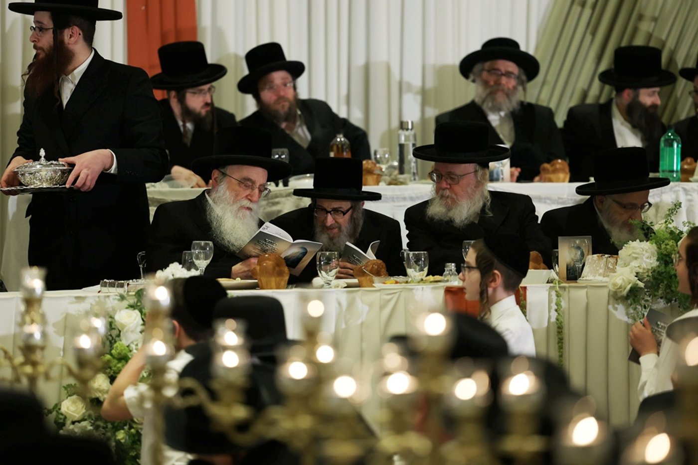 האדמו"ר מסאטמר בסיום מסכת שבת במונטריאול