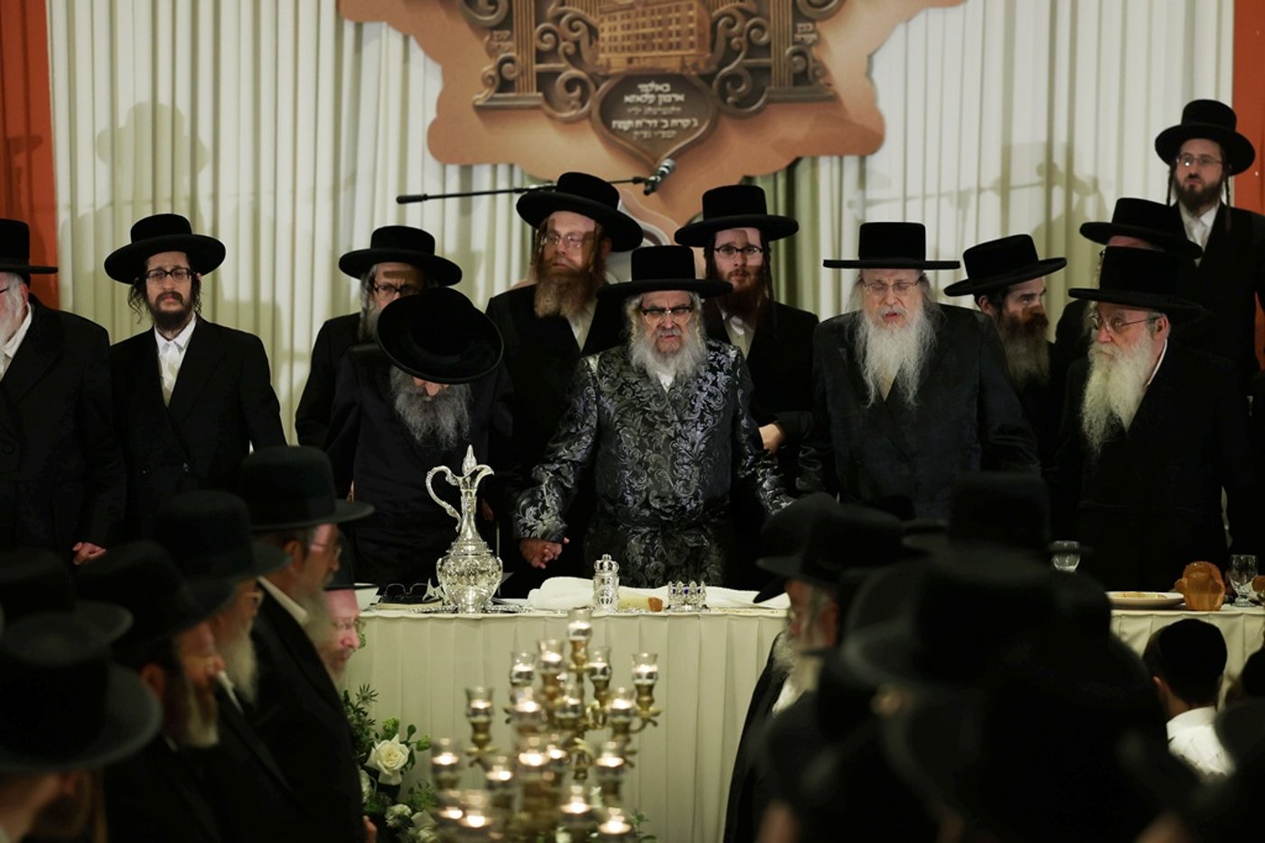 האדמו"ר מסאטמר בסיום מסכת שבת במונטריאול