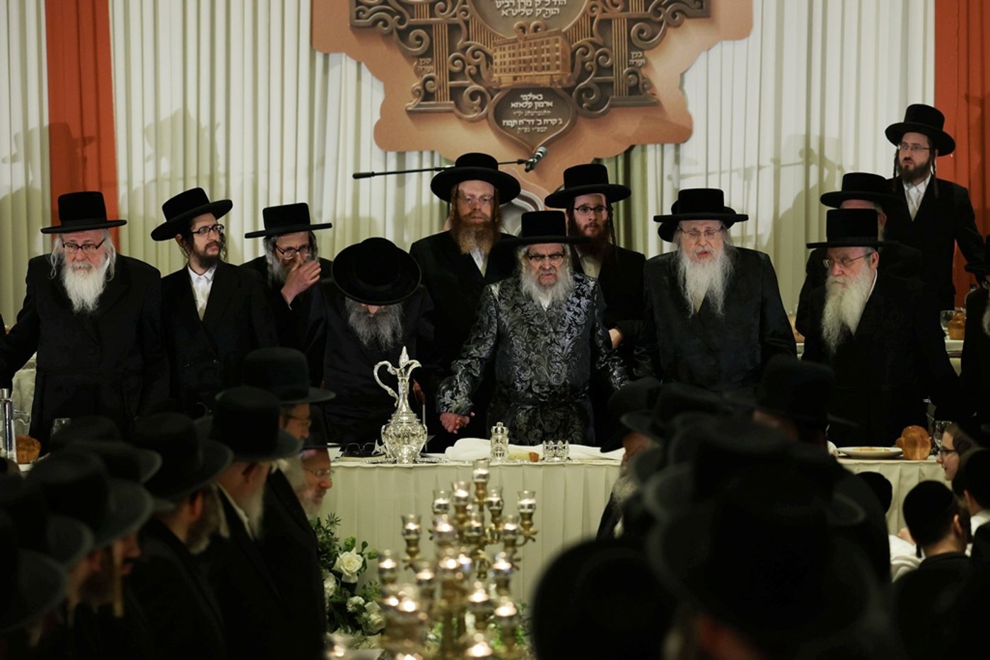 האדמו"ר מסאטמר בסיום מסכת שבת במונטריאול