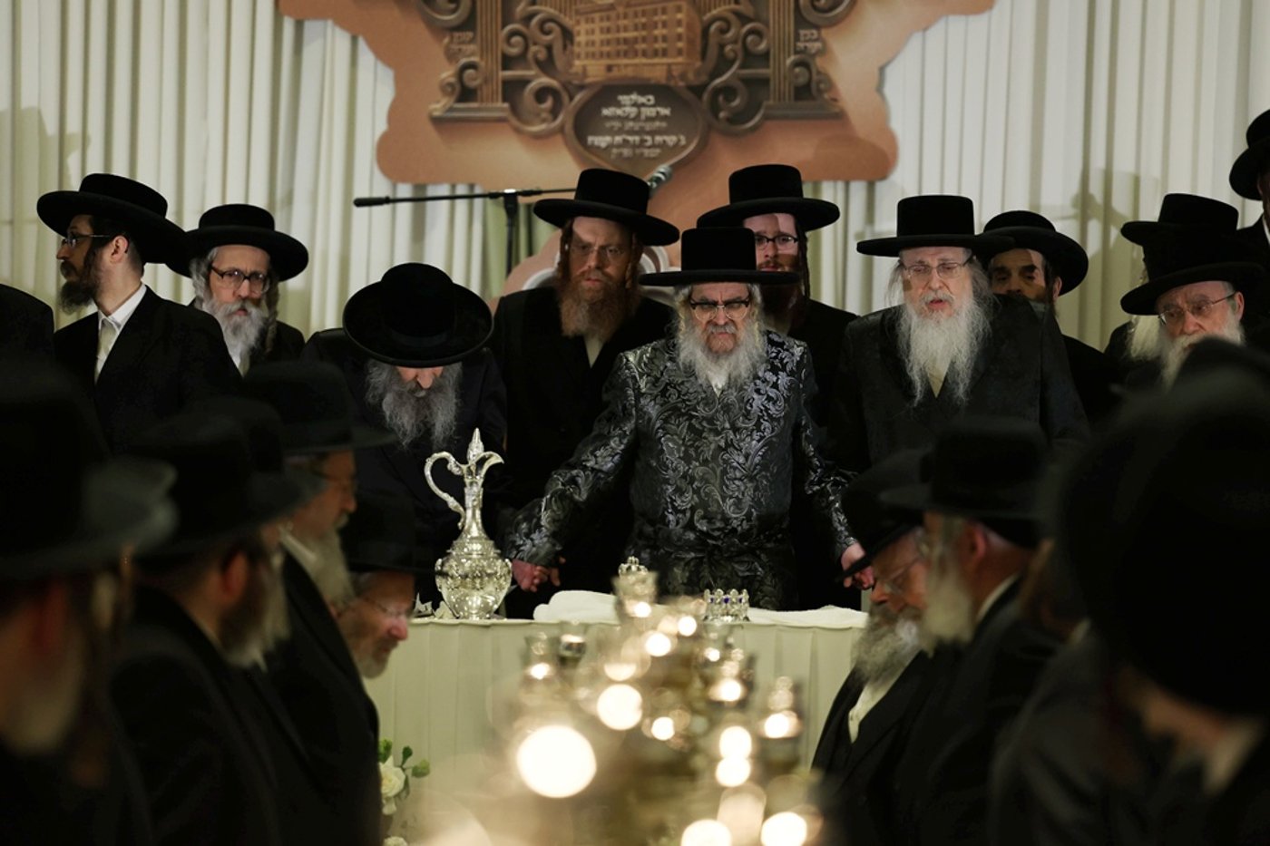 האדמו"ר מסאטמר בסיום מסכת שבת במונטריאול