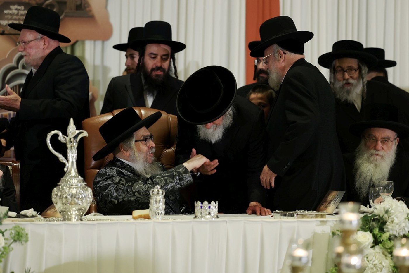 האדמו"ר מסאטמר בסיום מסכת שבת במונטריאול