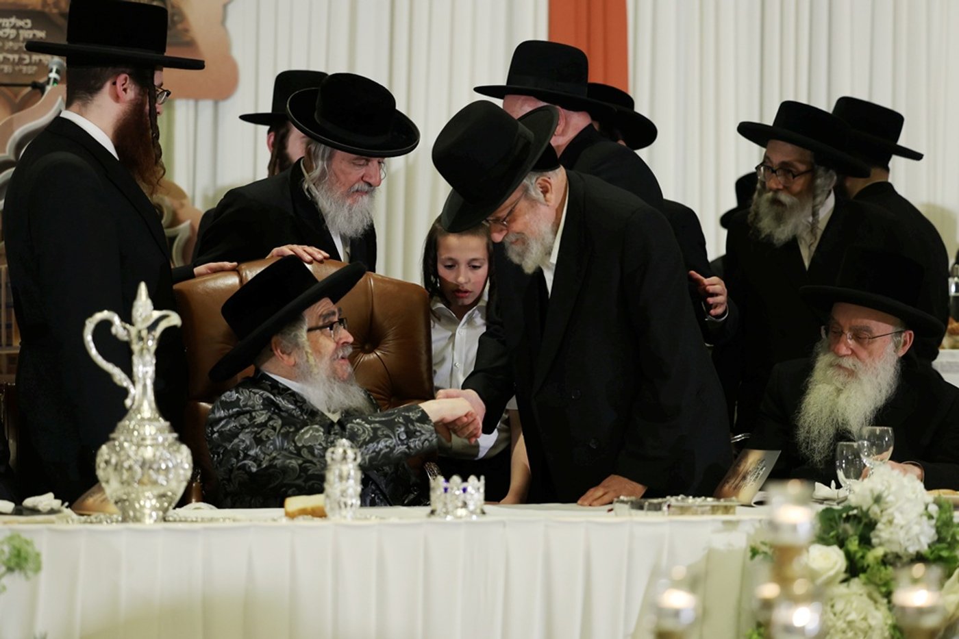 האדמו"ר מסאטמר בסיום מסכת שבת במונטריאול