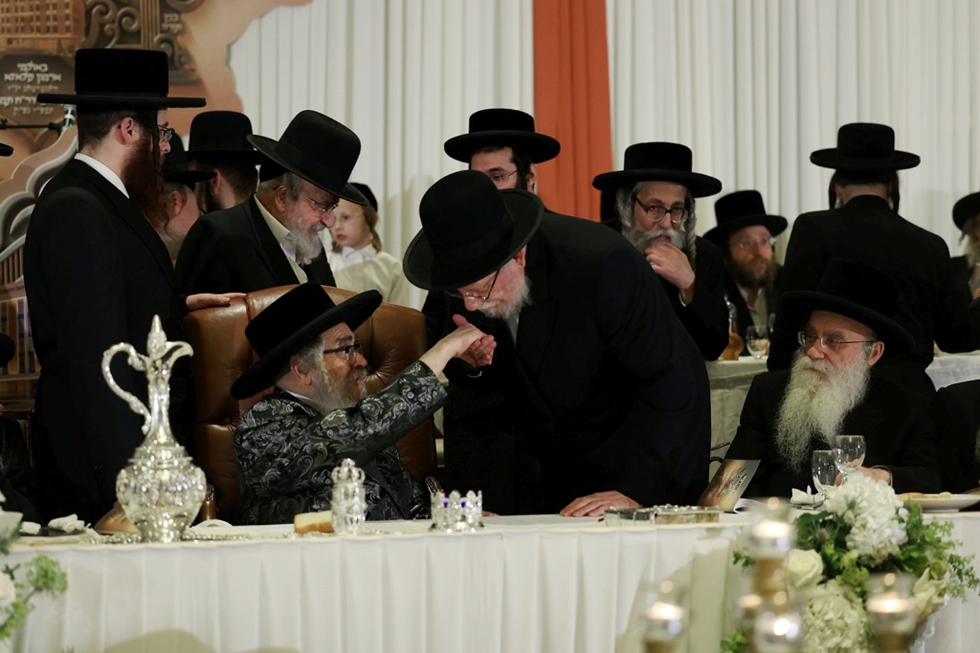 האדמו"ר מסאטמר בסיום מסכת שבת במונטריאול