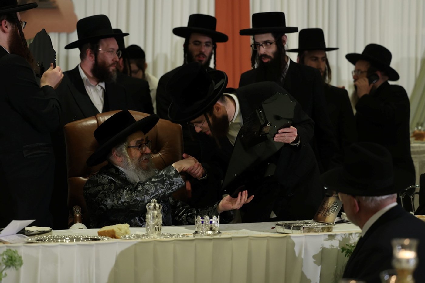 האדמו"ר מסאטמר בסיום מסכת שבת במונטריאול