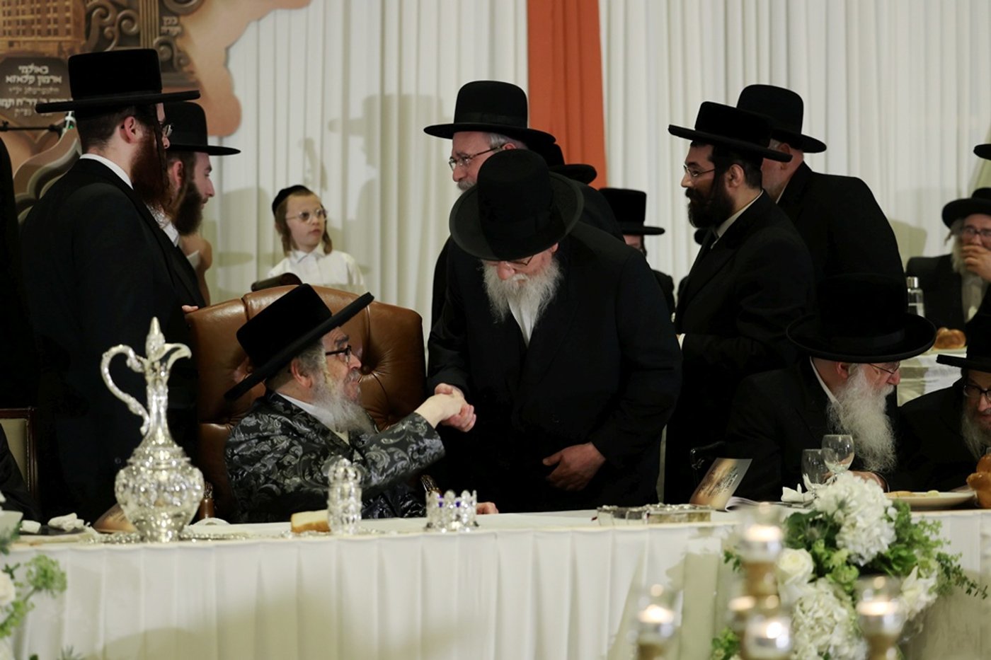האדמו"ר מסאטמר בסיום מסכת שבת במונטריאול