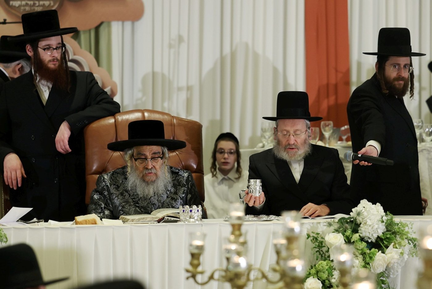 האדמו"ר מסאטמר בסיום מסכת שבת במונטריאול