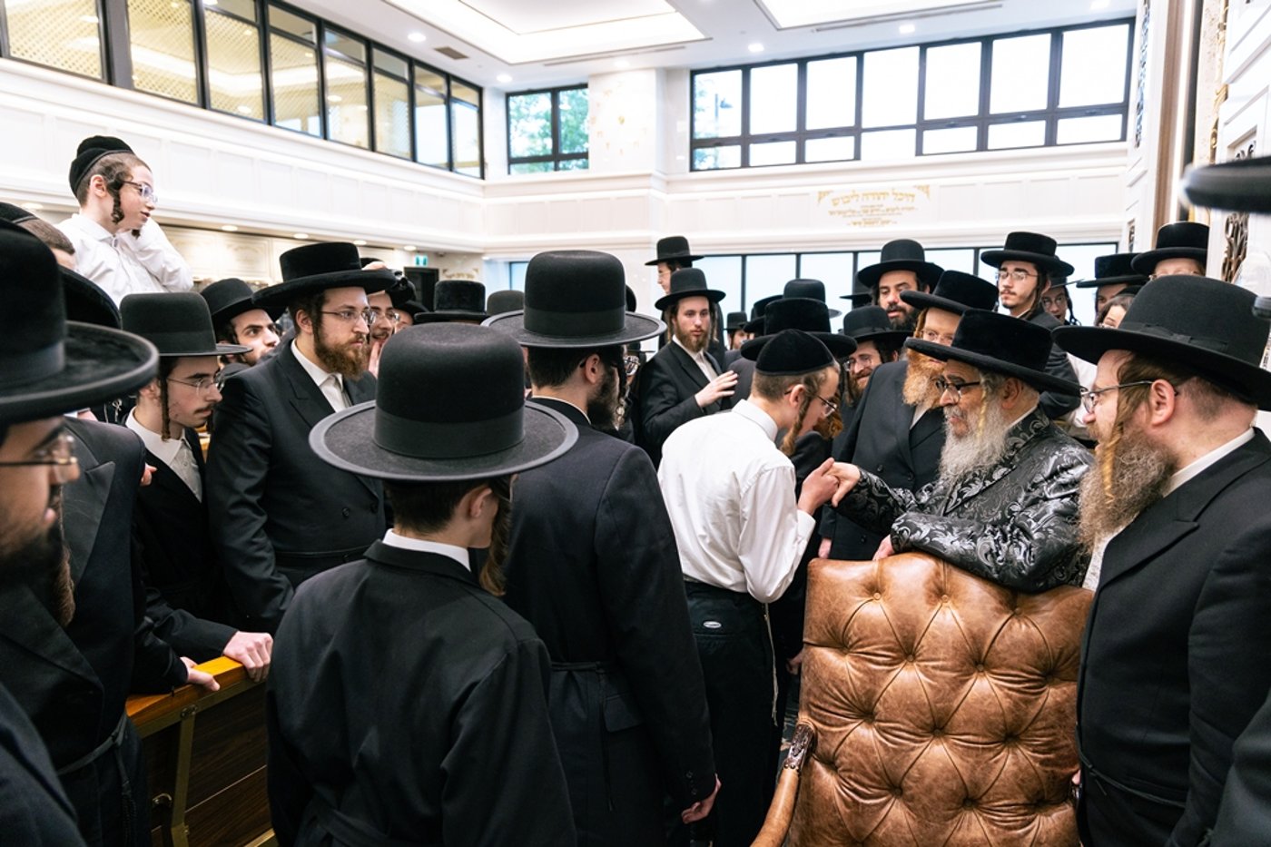 האדמו"ר מסאטמר בביקור הוד במונטריאול