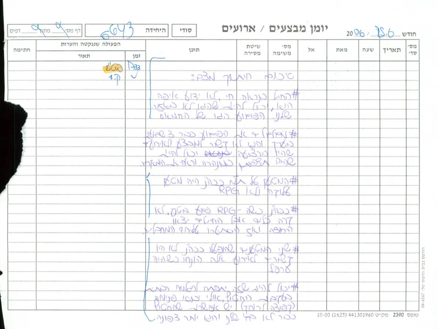 "חסר חייל בטנק, הוא כנראה חי" | נחשפו היומנים הדרמטיים מיום חטיפת גלעד שליט