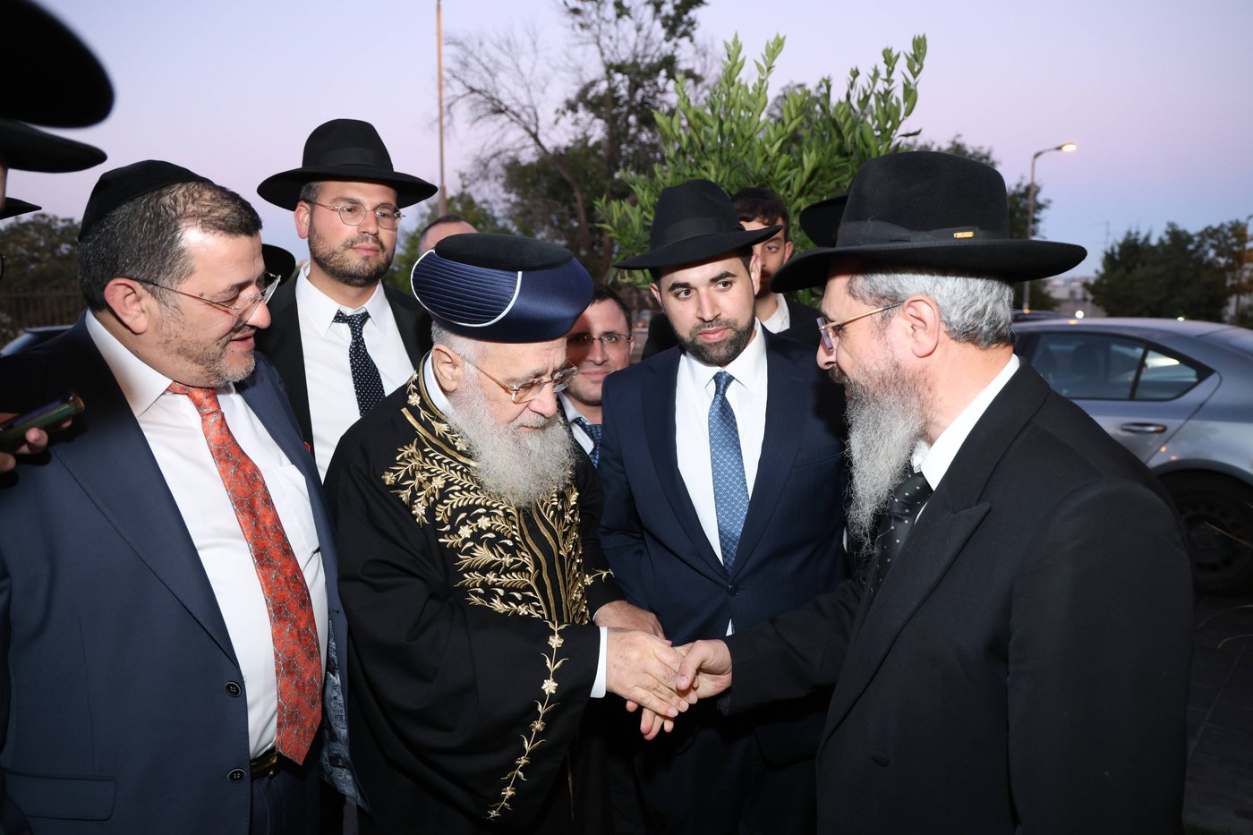 נישואי נכדתם המשותפת של הגר"י יוסף והגרש"מ עמאר