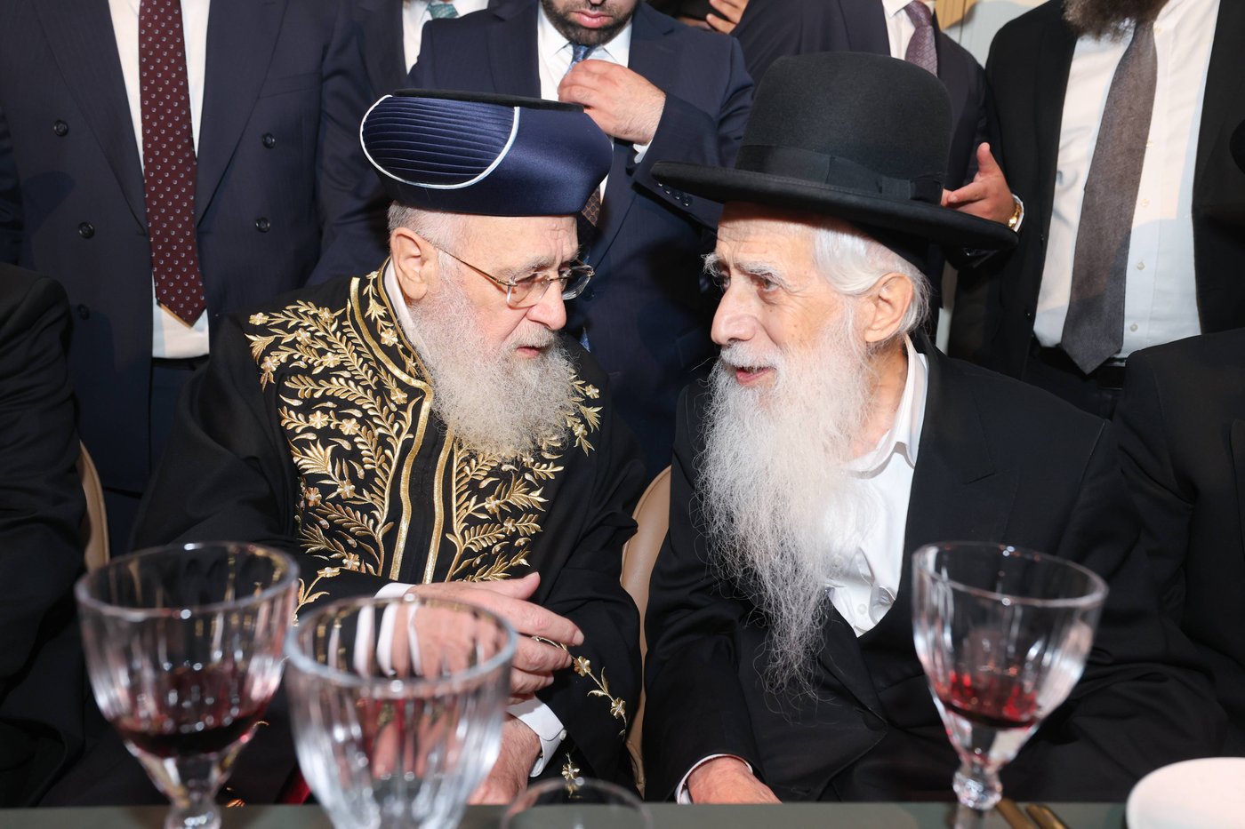 נישואי נכדתם המשותפת של הגר"י יוסף והגרש"מ עמאר
