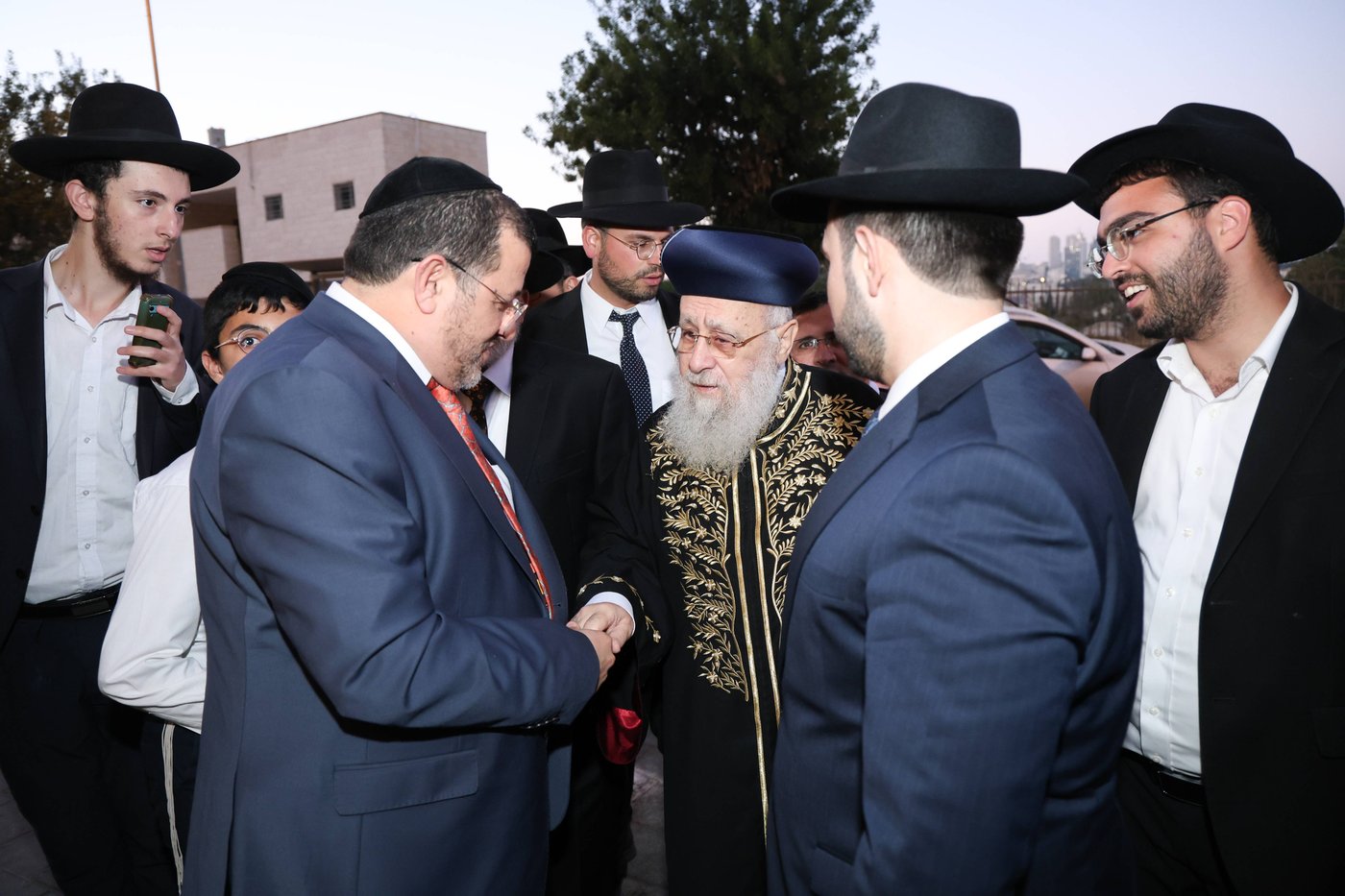 נישואי נכדתם המשותפת של הגר"י יוסף והגרש"מ עמאר