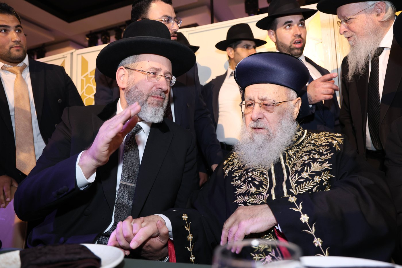 נישואי נכדתם המשותפת של הגר"י יוסף והגרש"מ עמאר