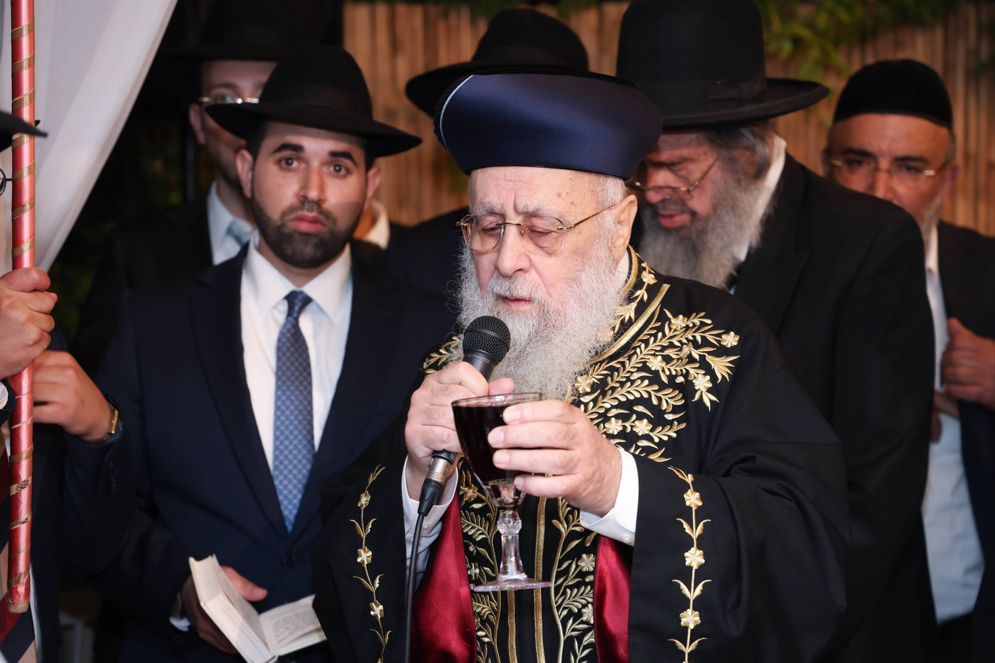 נישואי נכדתם המשותפת של הגר"י יוסף והגרש"מ עמאר
