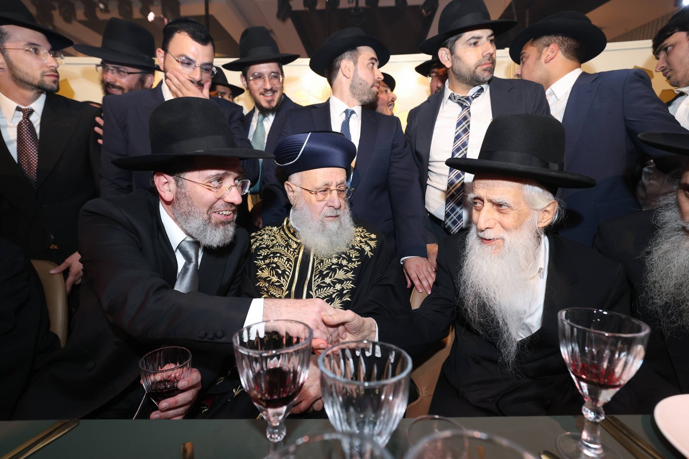 נישואי נכדתם המשותפת של הגר"י יוסף והגרש"מ עמאר