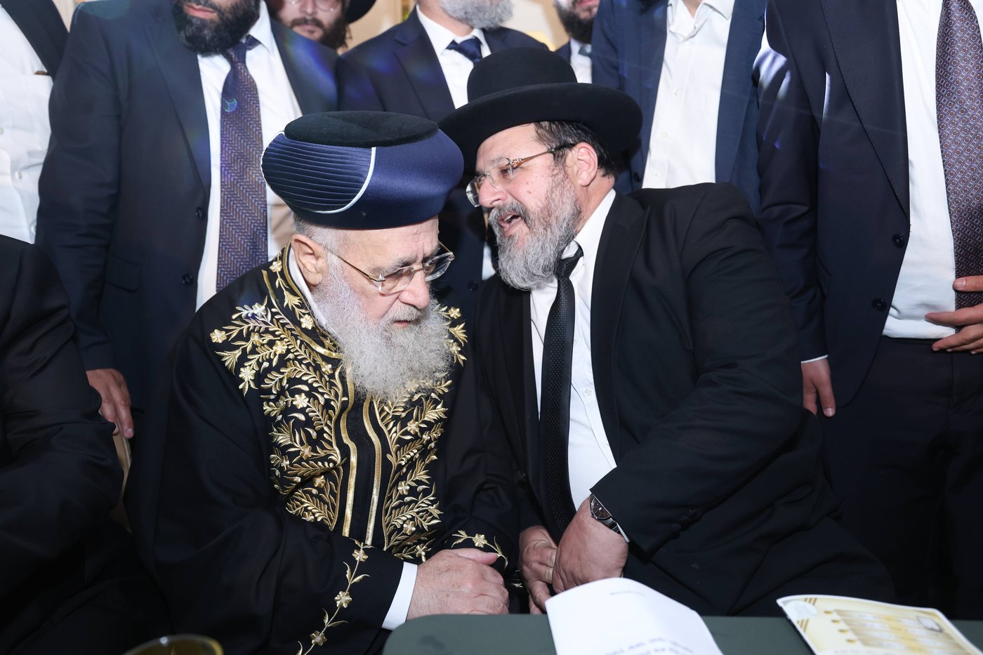 נישואי נכדתם המשותפת של הגר"י יוסף והגרש"מ עמאר