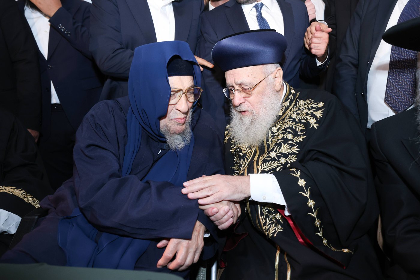 נישואי נכדתם המשותפת של הגר"י יוסף והגרש"מ עמאר