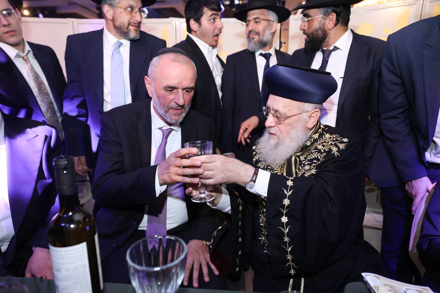 נישואי נכדתם המשותפת של הגר"י יוסף והגרש"מ עמאר