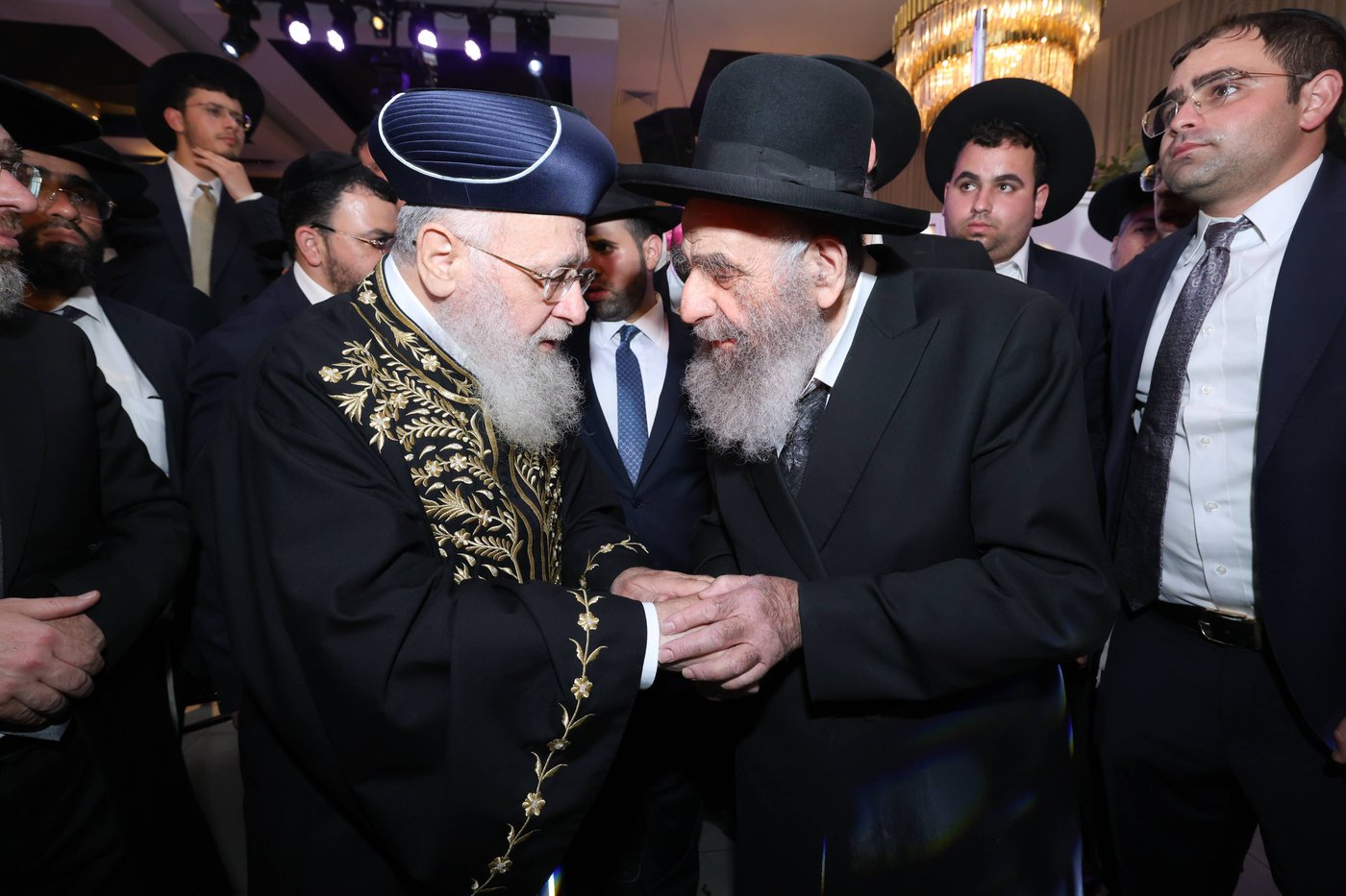 נישואי נכדתם המשותפת של הגר"י יוסף והגרש"מ עמאר