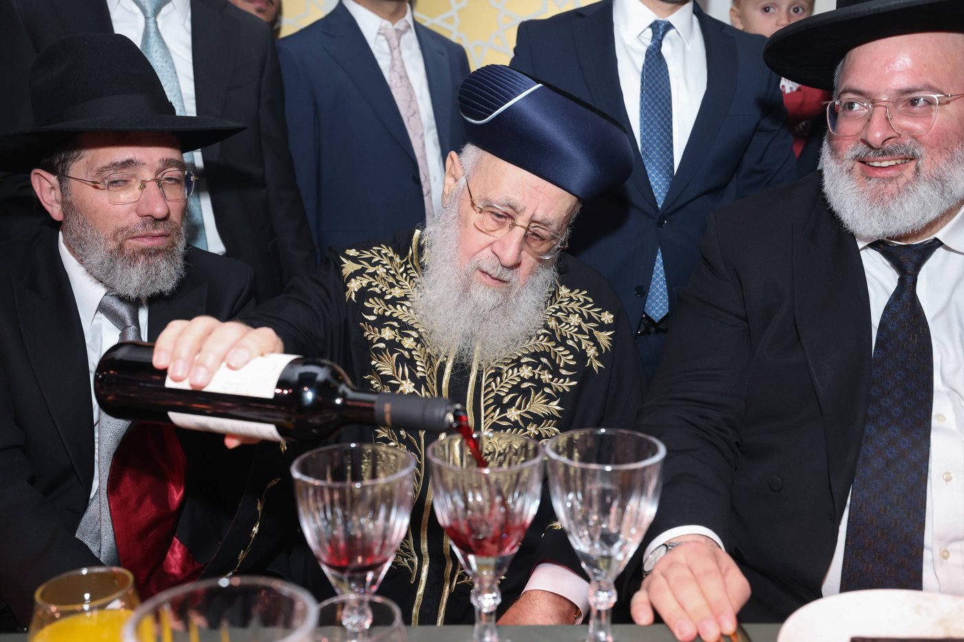 נישואי נכדתם המשותפת של הגר"י יוסף והגרש"מ עמאר