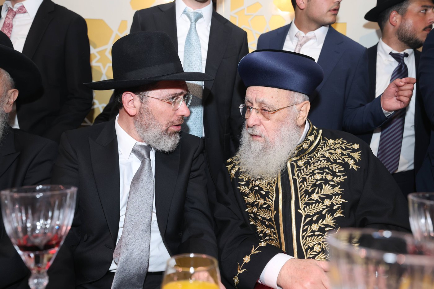 נישואי נכדתם המשותפת של הגר"י יוסף והגרש"מ עמאר