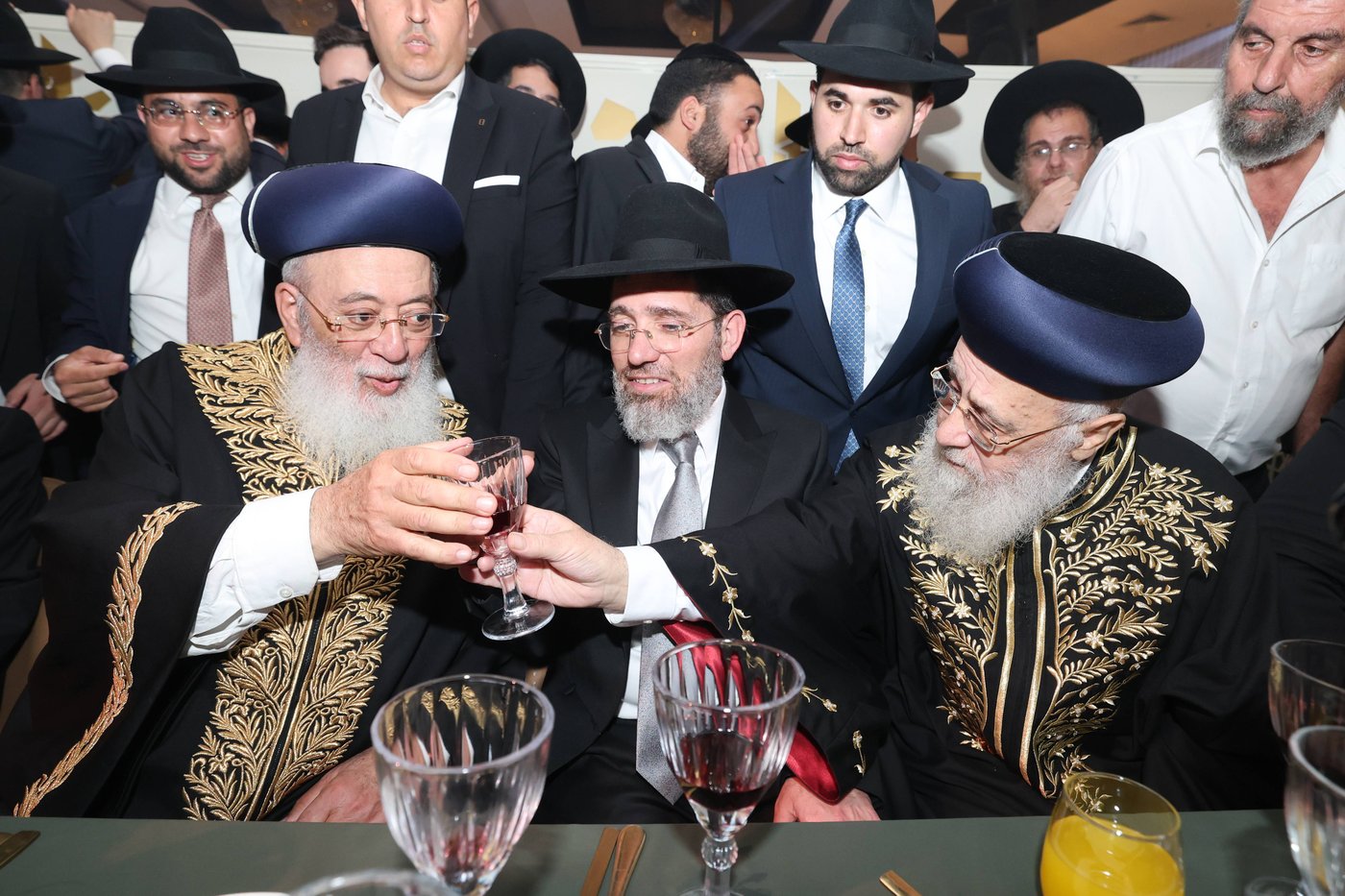 נישואי נכדתם המשותפת של הגר"י יוסף והגרש"מ עמאר