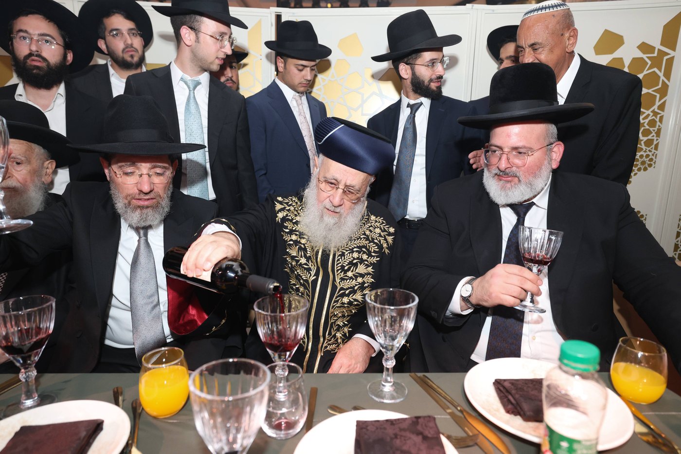נישואי נכדתם המשותפת של הגר"י יוסף והגרש"מ עמאר