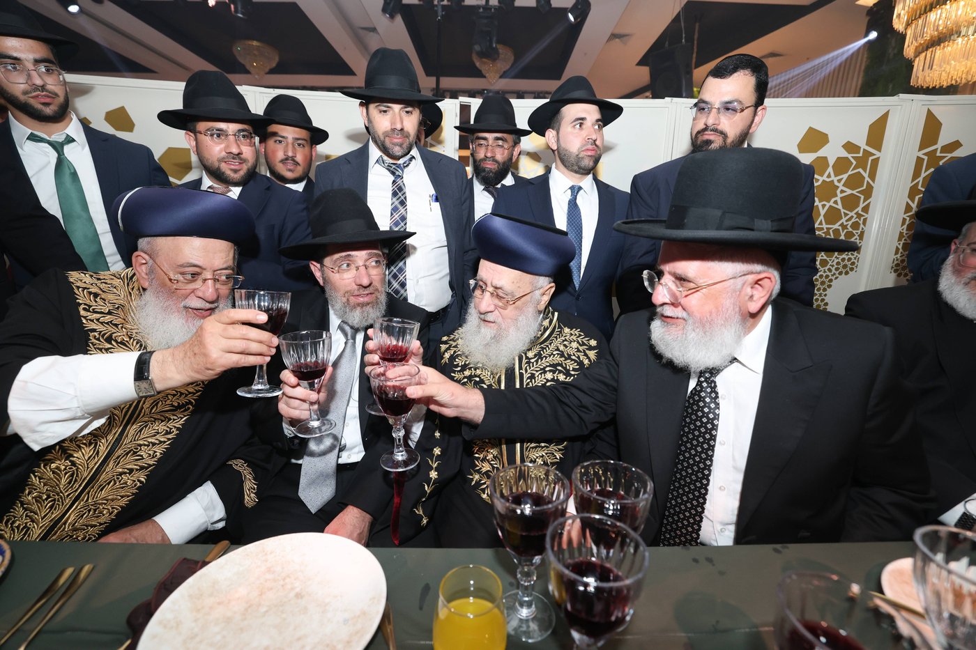 נישואי נכדתם המשותפת של הגר"י יוסף והגרש"מ עמאר