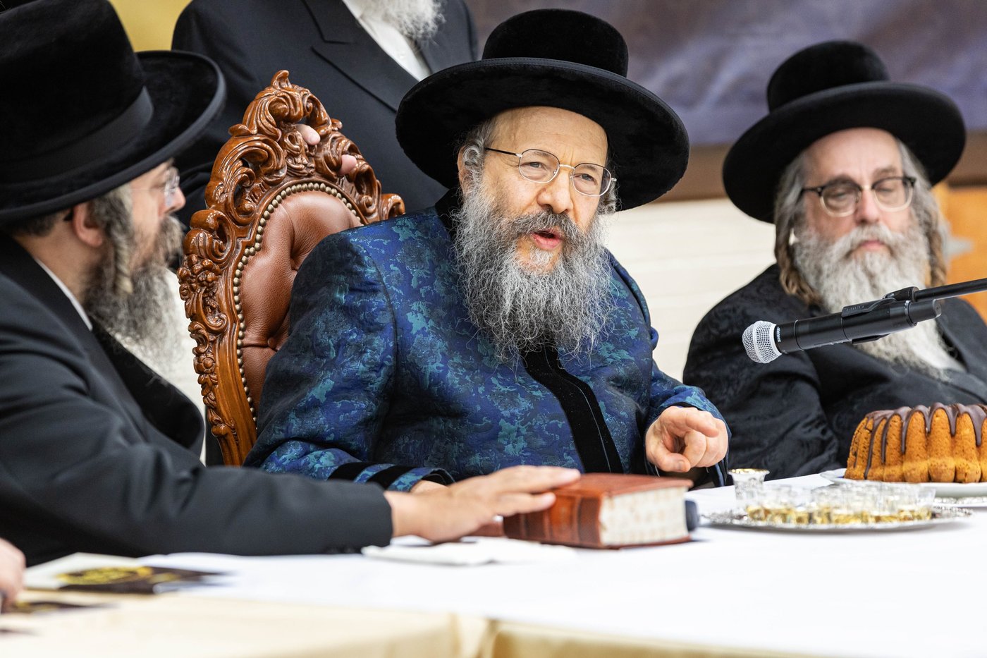 האדמו"ר מבאבוב 45 בביקור ביוניאן