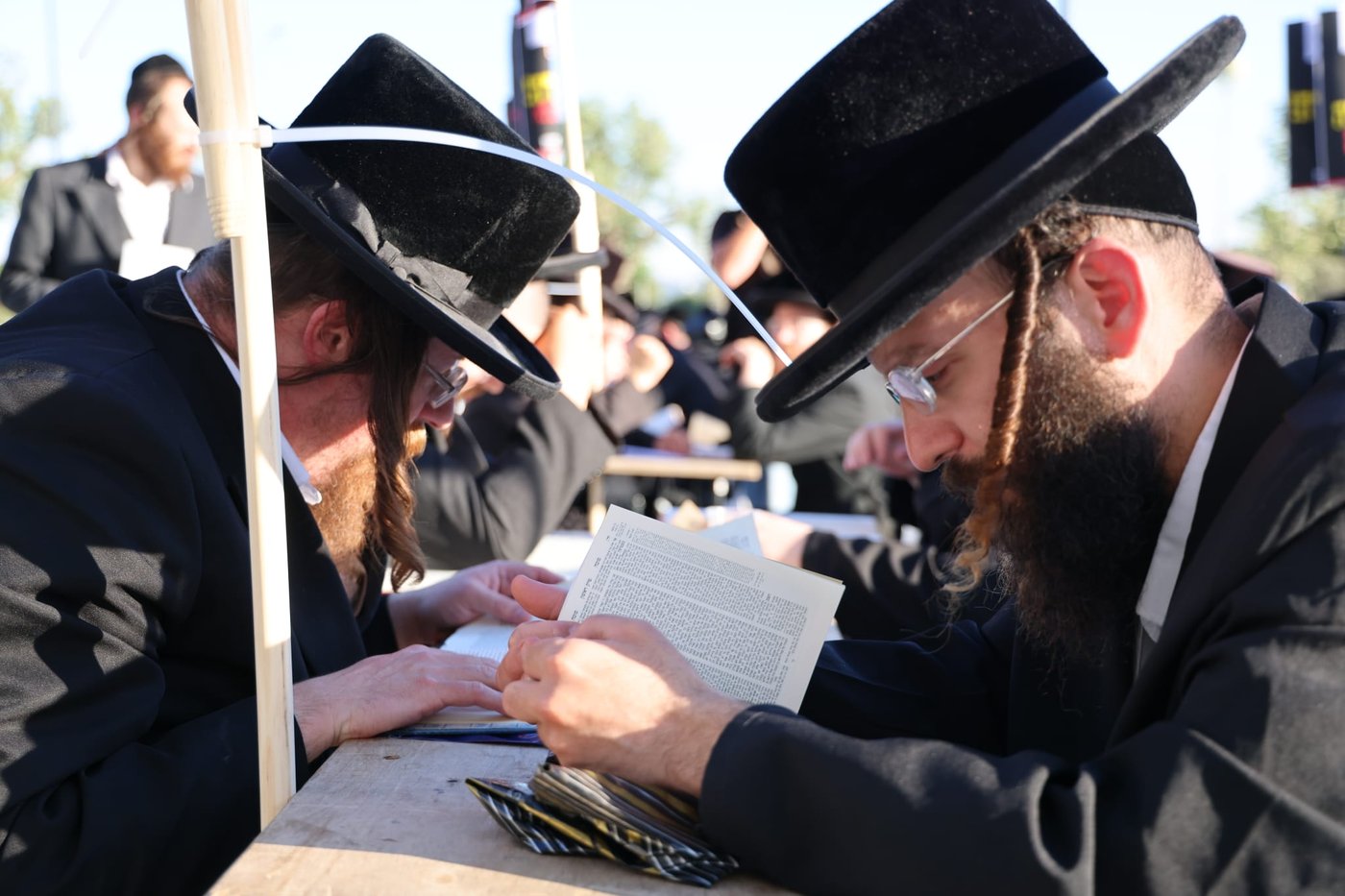 עם גמרות, חברותות ושלטים: הפגנת ויז'ניץ מרכז מול משרד היועמ"שית 
