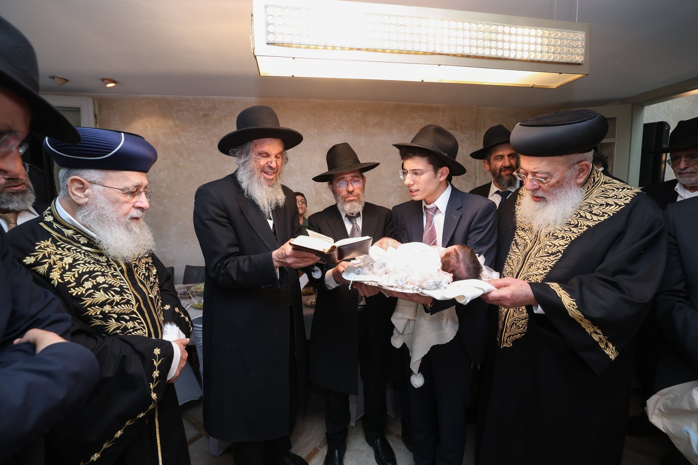 פדיון הבן לנין הרשלצי''ם הגר"י יוסף והגרש"מ עמאר 