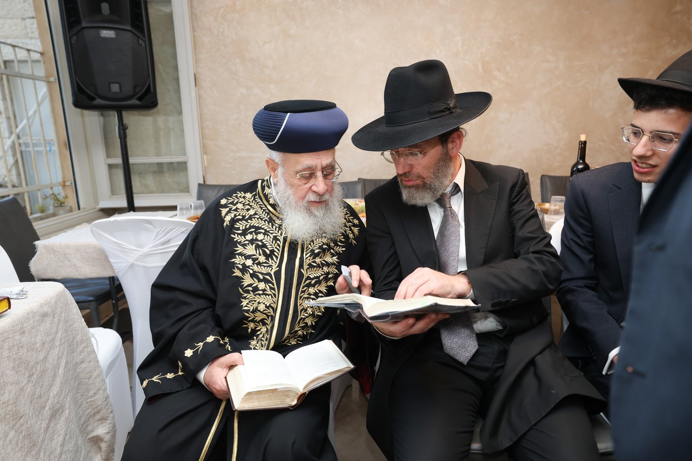 פדיון הבן לנין הרשלצי''ם הגר"י יוסף והגרש"מ עמאר 