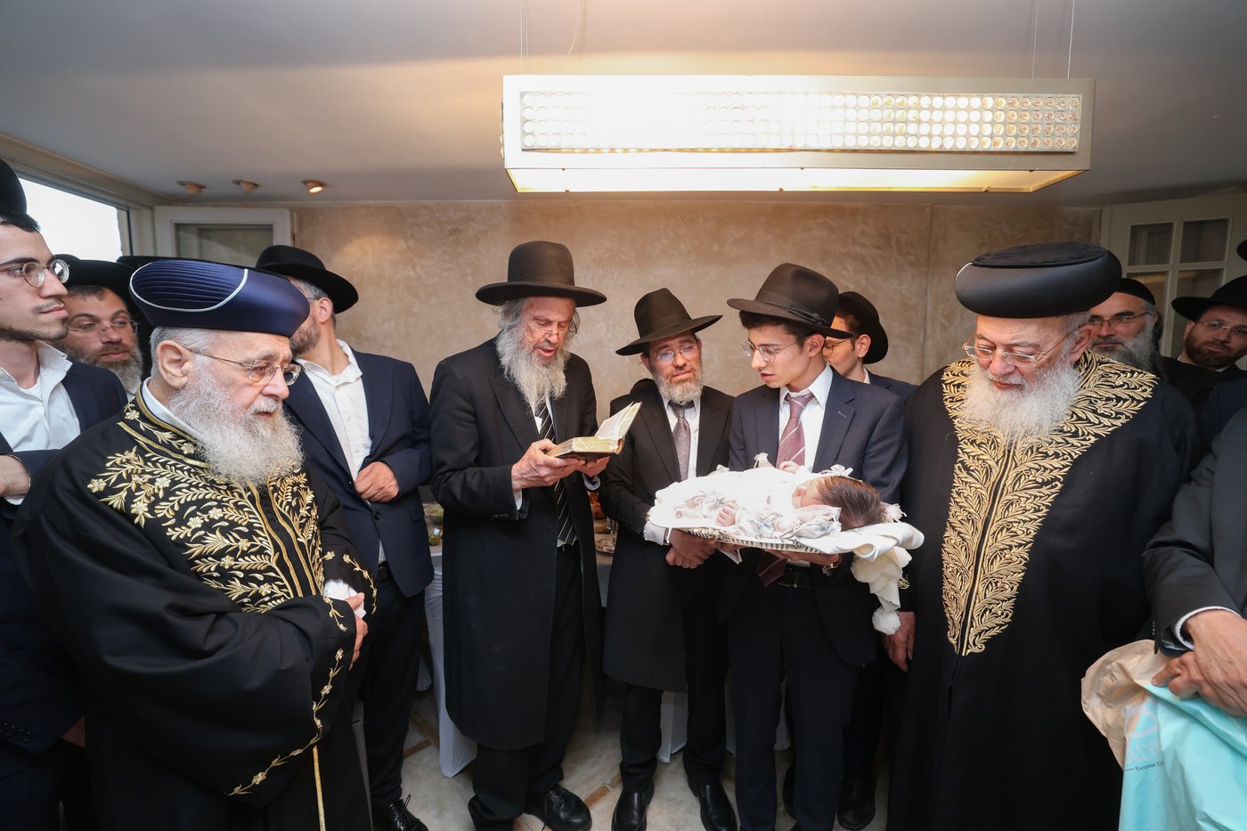 פדיון הבן לנין הרשלצי''ם הגר"י יוסף והגרש"מ עמאר 