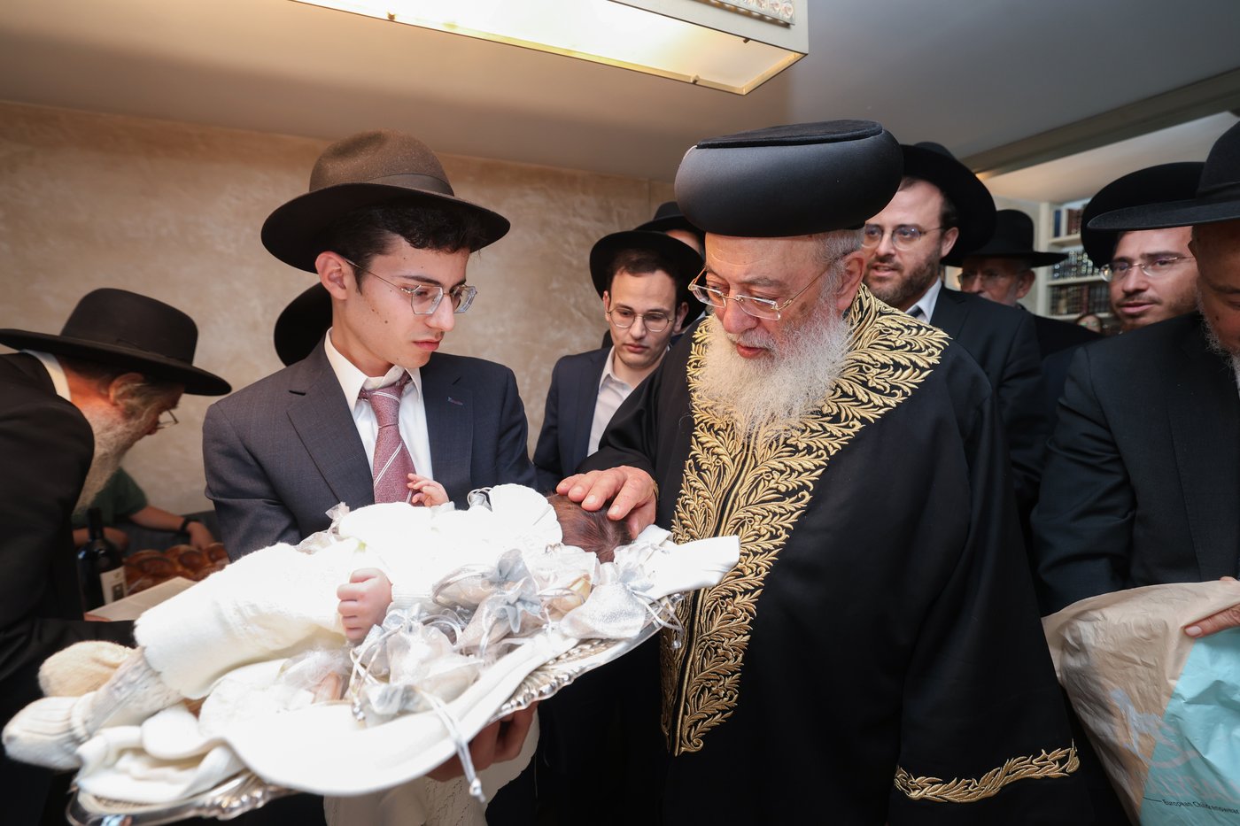 פדיון הבן לנין הרשלצי''ם הגר"י יוסף והגרש"מ עמאר 