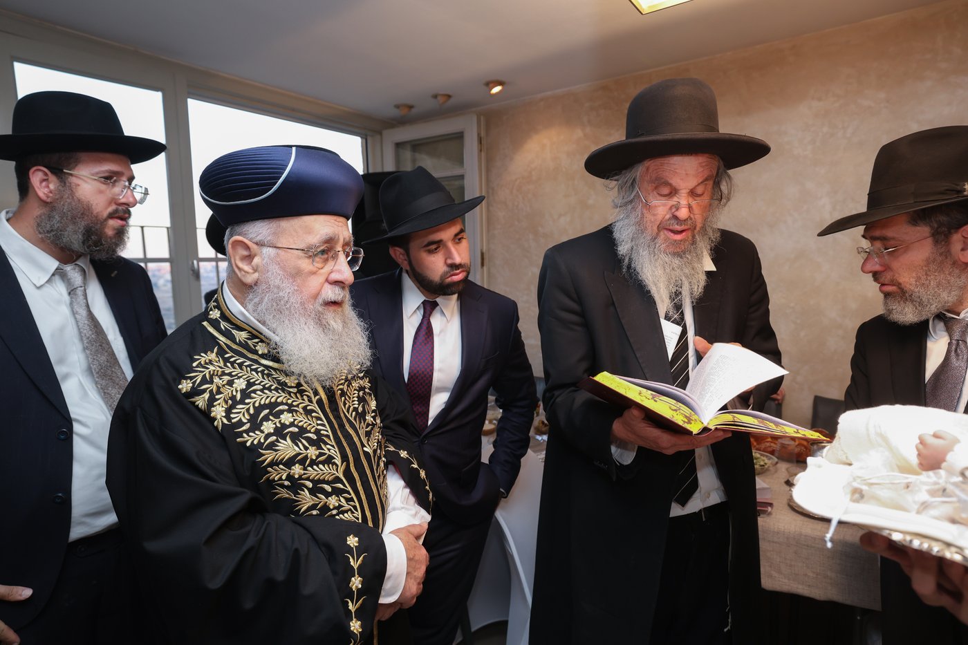 פדיון הבן לנין הרשלצי''ם הגר"י יוסף והגרש"מ עמאר 